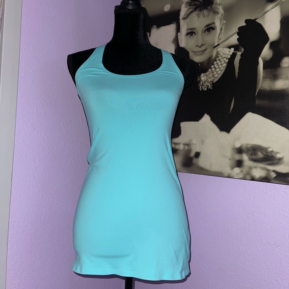Lululemon Turquoise Blue Racerback Athletic Tank Top